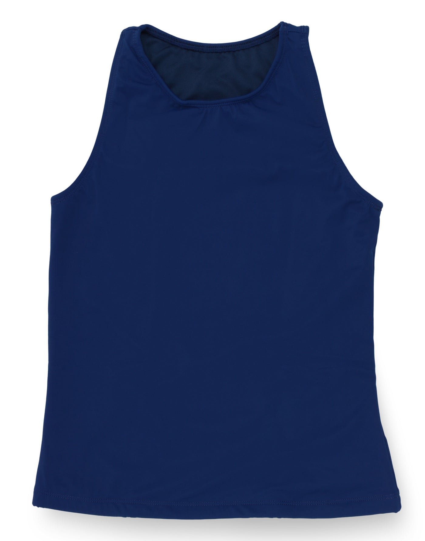 Outplay-full coverage swimwear top Flatsea-navy-front view