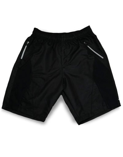 Outplay black Guacuco board short in solid black. 