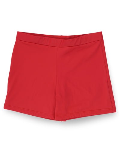 Outplay red gender neutral Boi swim shorts 