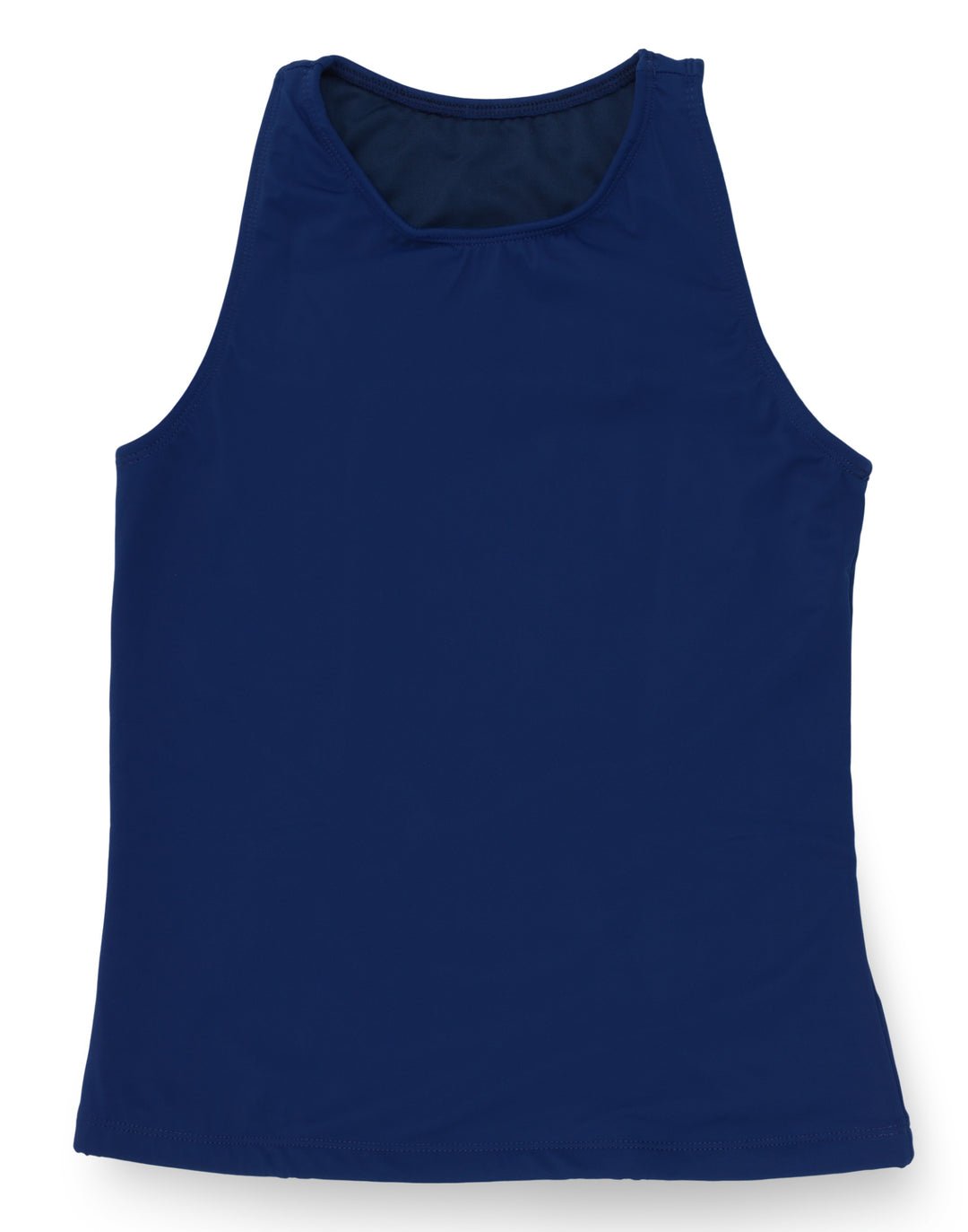 Outplay-full coverage swimwear top Flatsea-navy-front view