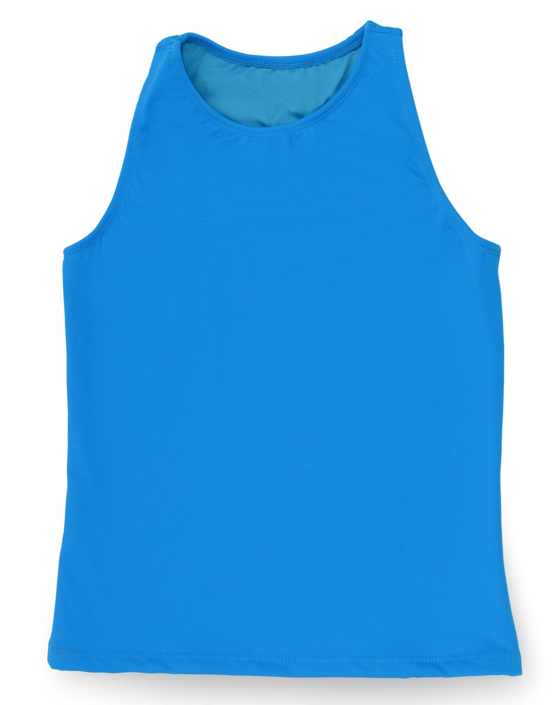 Outplay-full coverage swim top Flatsea-outplay-blue-front view