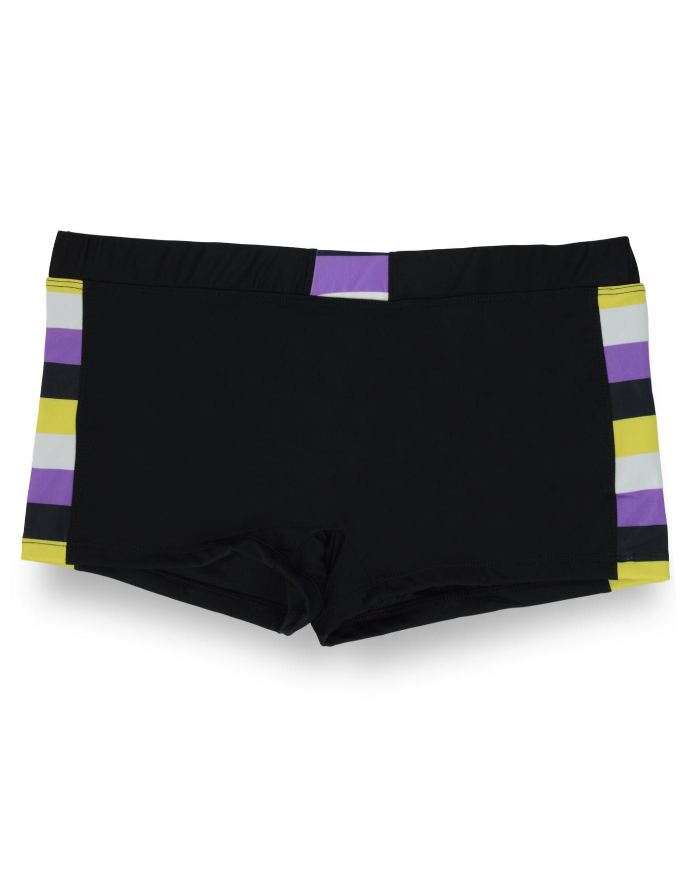 Outplay Non-binary Flag gender neutral Boi swim shorts  front view